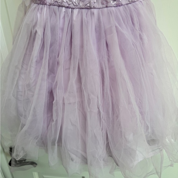 NWOT Marmellata 2T Lavender Purple Sleeveless Crew Neck Formal Dress - Picture 3 of 7